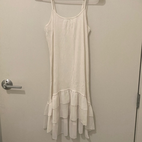 High-Lo Chiffon Shirt Extender • Size M - Picture 1 of 7